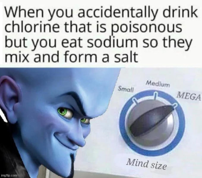 Salty | image tagged in mega mind size | made w/ Imgflip meme maker