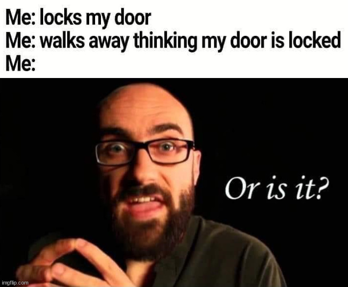 Is it locked? | image tagged in locked | made w/ Imgflip meme maker