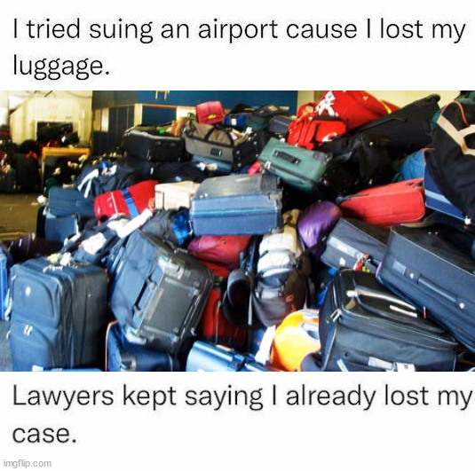 Lost my case | image tagged in luggage,eyeroll | made w/ Imgflip meme maker