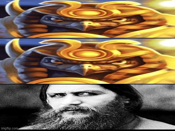 RA-RA-RASPUTIN. I regret nothing | image tagged in ra,rasputin | made w/ Imgflip meme maker