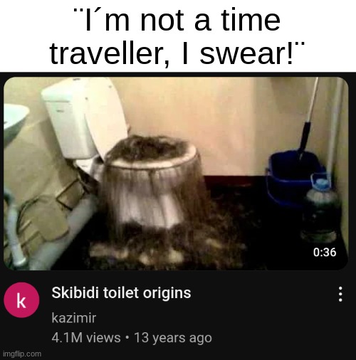 Idk what's going on with the quotes, they shouldn't look like that | ¨I´m not a time traveller, I swear!¨ | image tagged in old,time travel | made w/ Imgflip meme maker