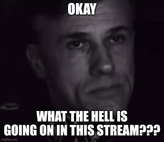 Really bro | OKAY; WHAT THE HELL IS GOING ON IN THIS STREAM??? | image tagged in really bro | made w/ Imgflip meme maker