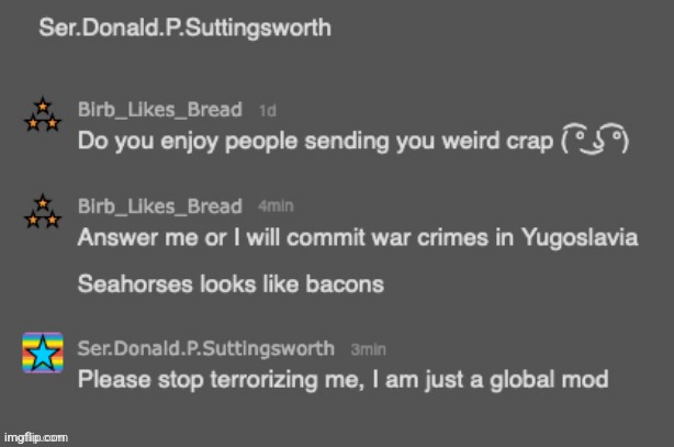 Ser.Donalds' biggest fear | image tagged in ser donalds' biggest fear | made w/ Imgflip meme maker