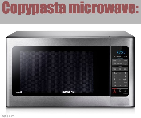 microwave | Copypasta microwave: | image tagged in microwave | made w/ Imgflip meme maker