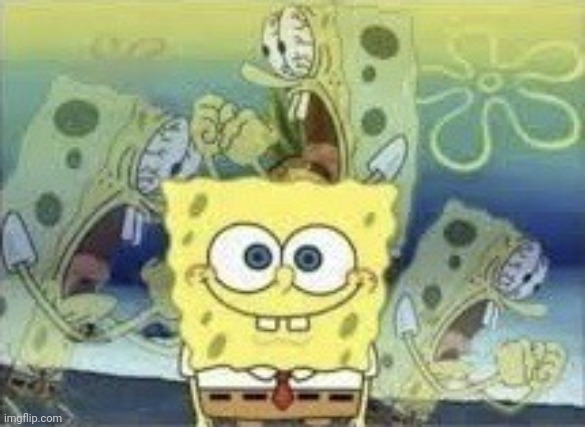 SpongeBob Internal Screaming | image tagged in spongebob internal screaming | made w/ Imgflip meme maker