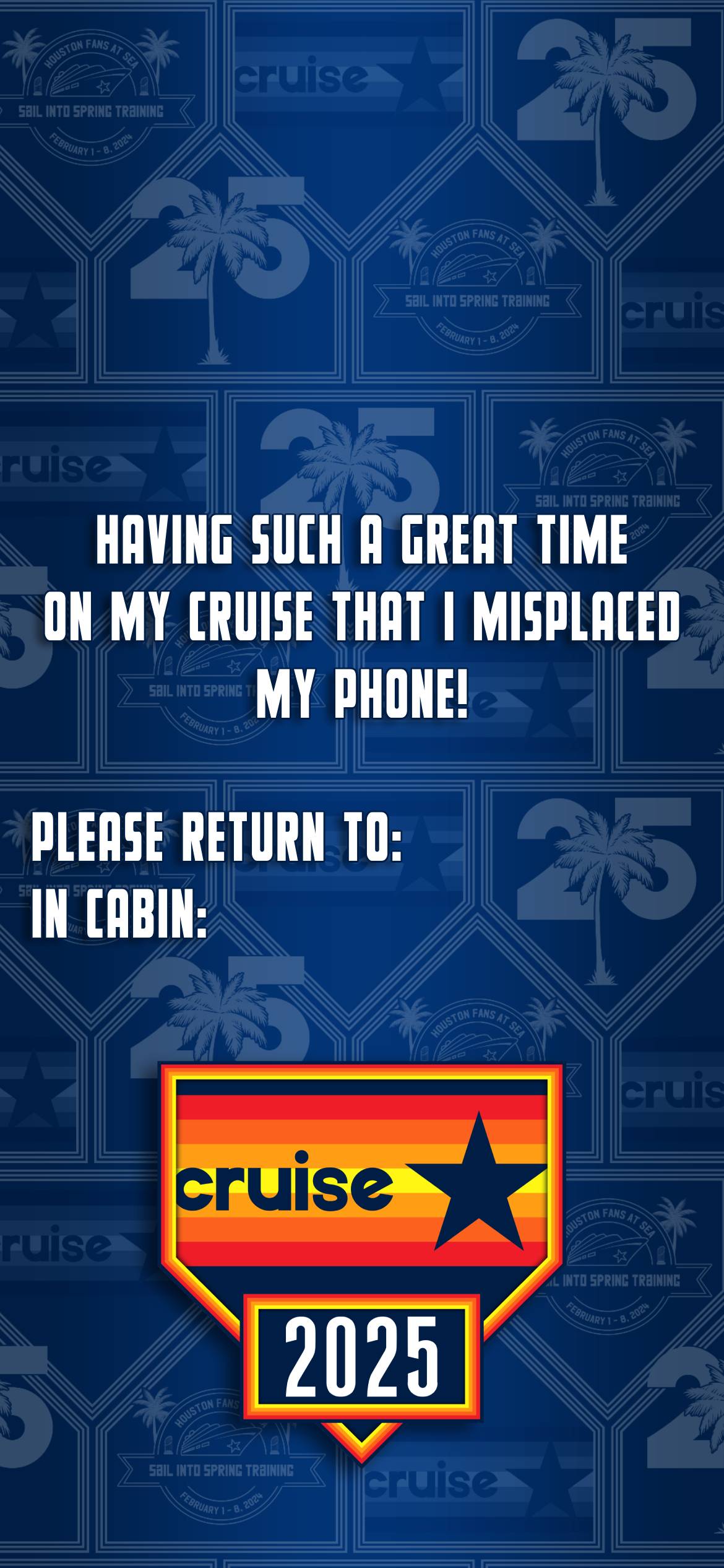Astros Cruise Lock Screen Blue Blank Meme Template