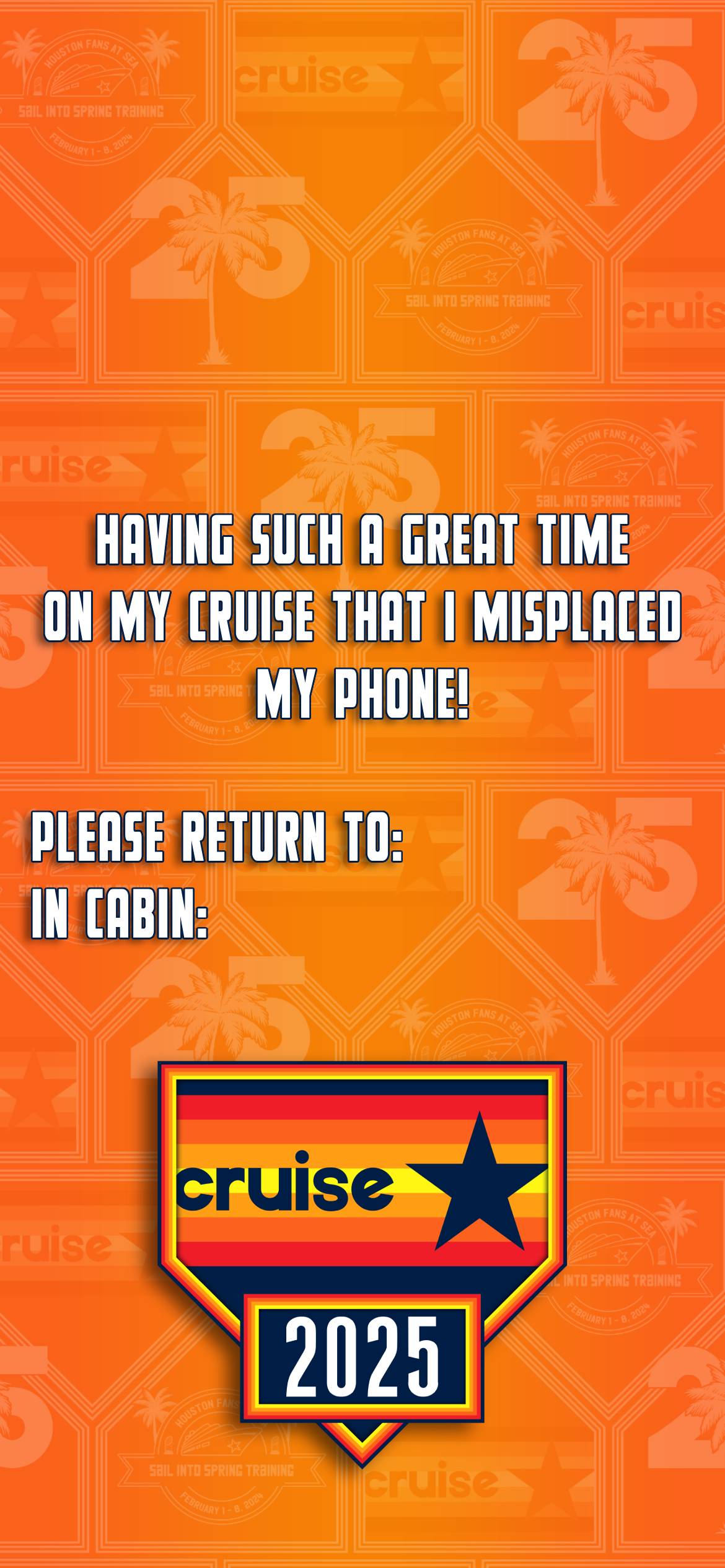 Astros Cruise Lock Screen Orange Blank Meme Template