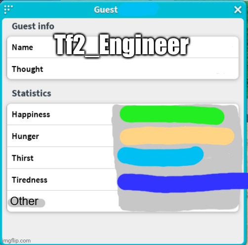 i'm so tired | Tf2_Engineer | image tagged in random annoucement temp from a roblox game | made w/ Imgflip meme maker