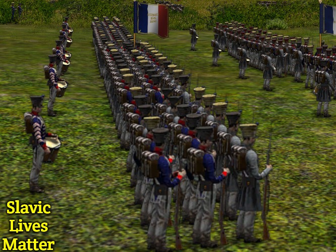 Scourge of War: Waterloo | Slavic Lives Matter | image tagged in scourge of war waterloo,slavic | made w/ Imgflip meme maker