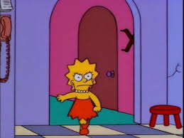 Mad Lisa Simpson Blank Meme Template