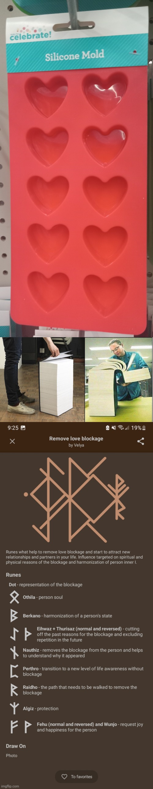 20 Heart Book Rune | Love Unblocker Blank Meme Template