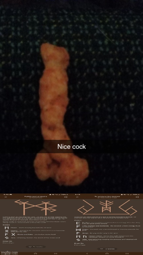 Nice Cock Cheeto | image tagged in nice cock cheeto | made w/ Imgflip meme maker