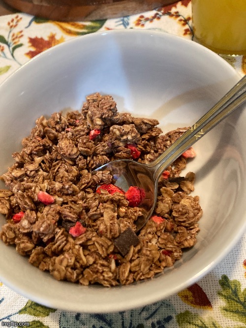 Eating straight granola | made w/ Imgflip meme maker