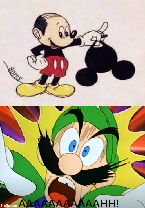 COOK IT WITH GASOLINE! | image tagged in luigi reacts to blank,micky mouse,mickey mouse,my eyes,it burns,kill it with fire | made w/ Imgflip meme maker