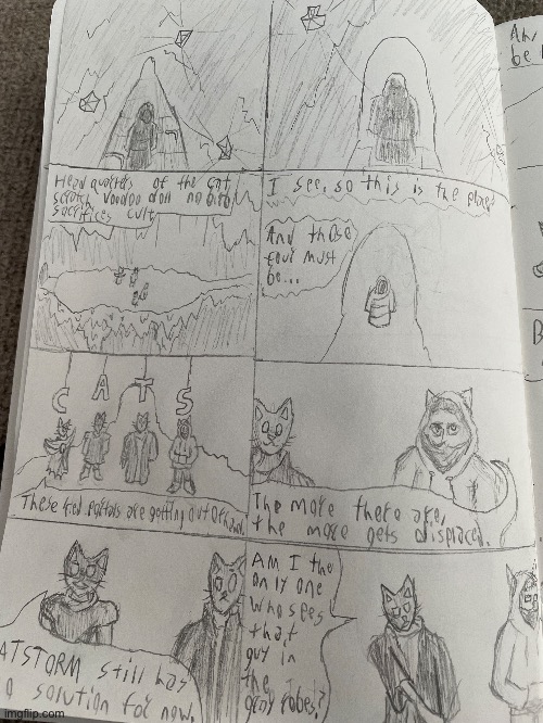 Second comic page. Do note that much of this is somewhat hastily drawn because, well, I don’t have THAT much time on my hands | image tagged in comic,csvdnbsc | made w/ Imgflip meme maker