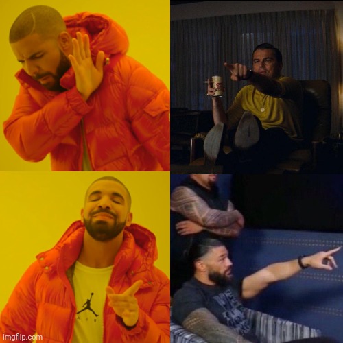 By orders of the OTC! | image tagged in memes,drake hotline bling,roman reigns,otc,bloodline,acknowledge me | made w/ Imgflip meme maker