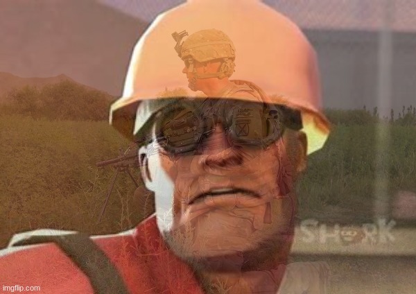 Engie has PTSD | image tagged in engie has ptsd | made w/ Imgflip meme maker