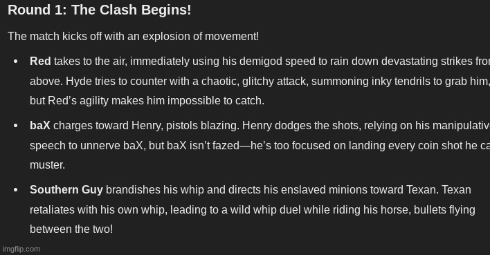 and round one begins | made w/ Imgflip meme maker