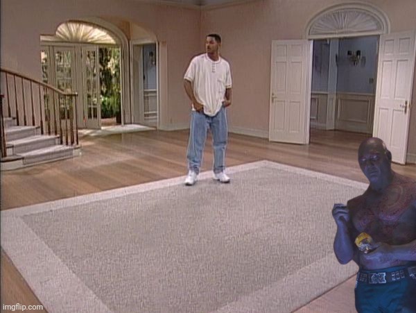 Empty room with will smith in it | image tagged in will smith empty room | made w/ Imgflip meme maker