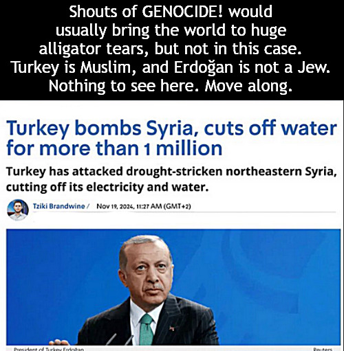 When Turkey does its Kurds the old school way. | Shouts of GENOCIDE! would usually bring the world to huge alligator tears, but not in this case.
Turkey is Muslim, and Erdoğan is not a Jew.
Nothing to see here. Move along. | image tagged in memes,politics,turkey,kurds,genocide | made w/ Imgflip meme maker