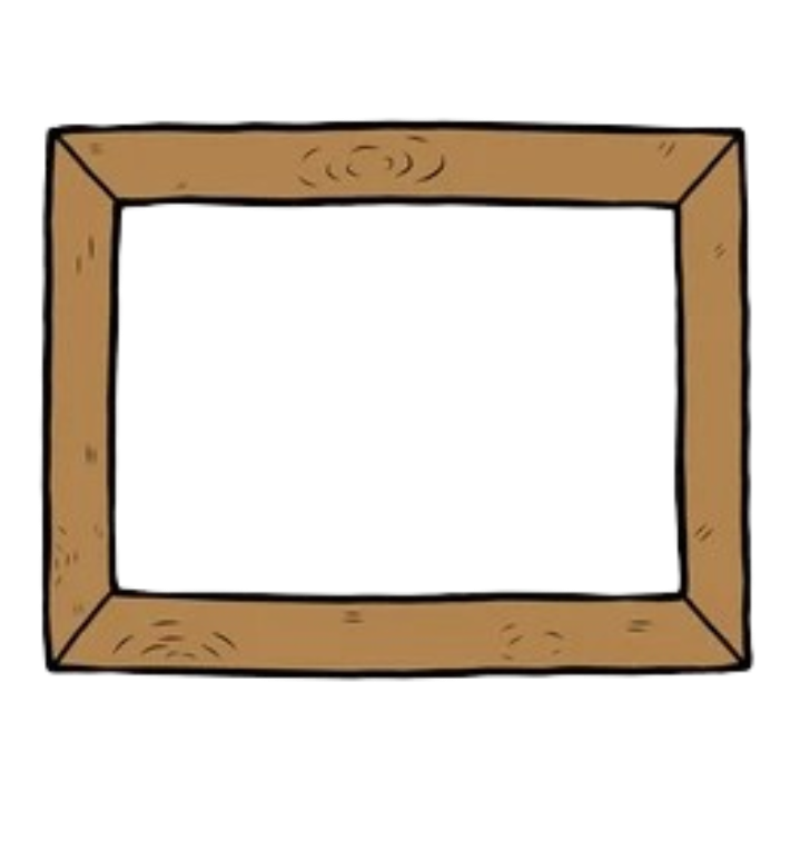 Wooden Picture Frame Blank Meme Template