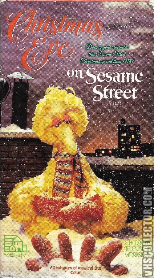 Sesame Street Christmas Special from 1978 | Does anyone remember this Sesame Street Christmas special from 1978? | image tagged in sesame street,christmas,vhs,nostalgia,1987,1978 | made w/ Imgflip meme maker