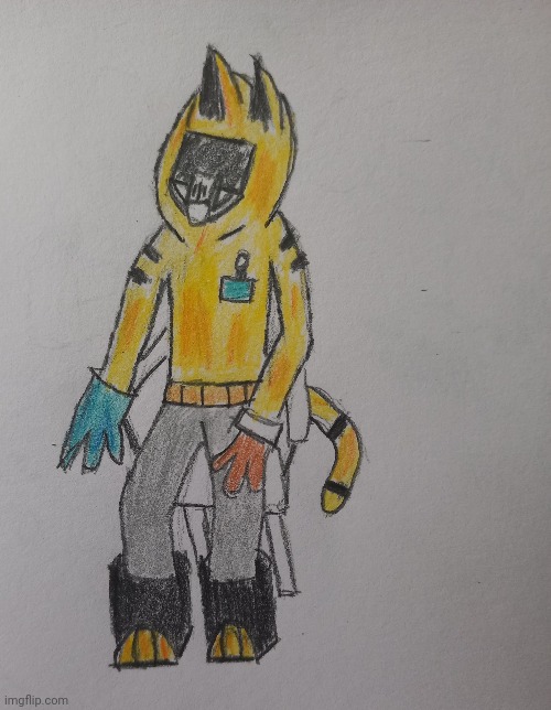 Decided to colour hazcat | made w/ Imgflip meme maker