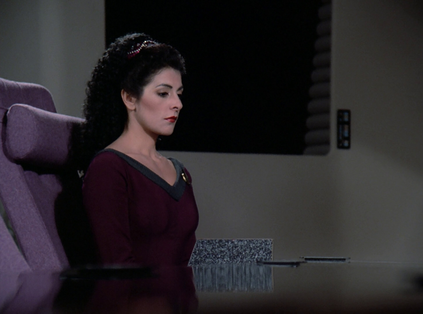 Deanna Troi Blank Meme Template