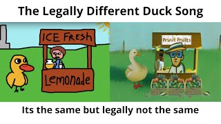 legally different duck song Blank Meme Template