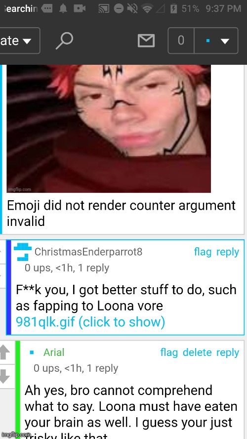 Ill give you the link. I honestly can't tell if he's joking or not please tell me he is | made w/ Imgflip meme maker