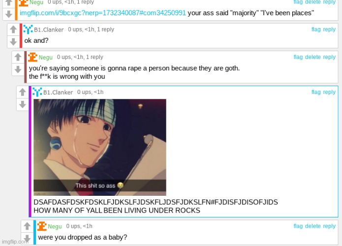 yes chat, we have another bs comment section I never shouldve posted, but here we are | made w/ Imgflip meme maker