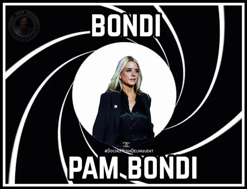 Bindi Pam Bondi 007 Blank Meme Template