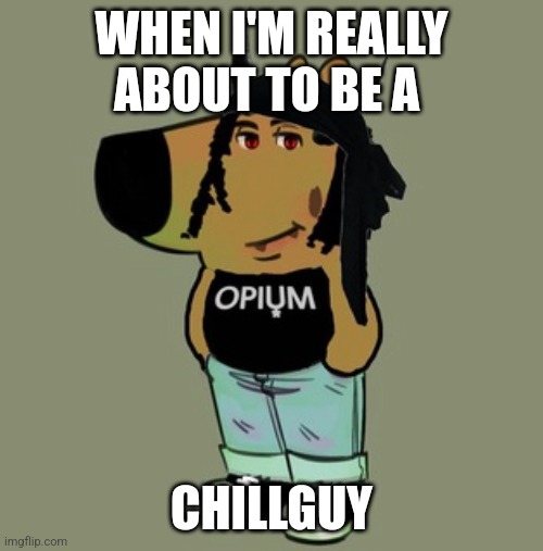 WHEN I'M REALLY ABOUT TO BE A; CHILLGUY | image tagged in memecoin | made w/ Imgflip meme maker