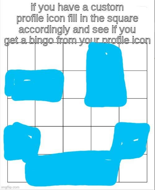 Damn it | image tagged in profile icon bingo | made w/ Imgflip meme maker