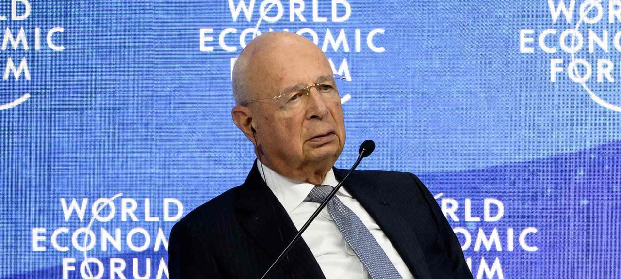 Stunned klaus schwab Blank Meme Template