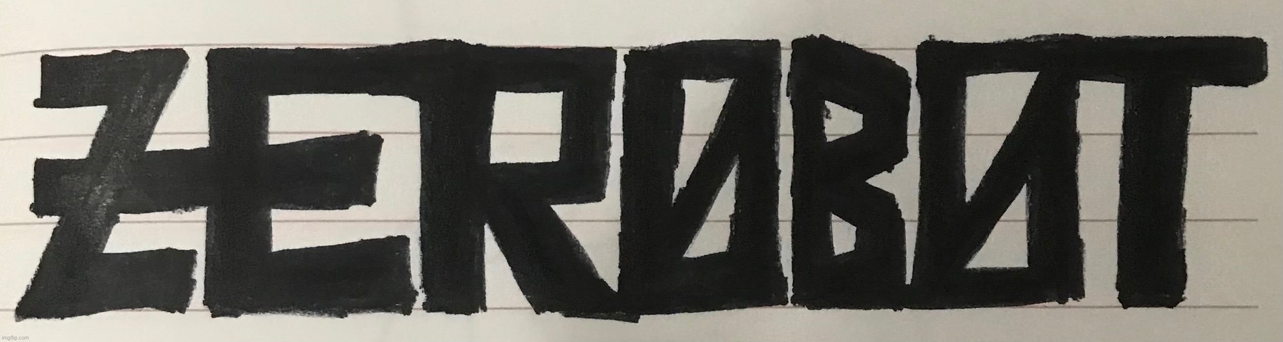 Zerobot’s logo (official) | made w/ Imgflip meme maker