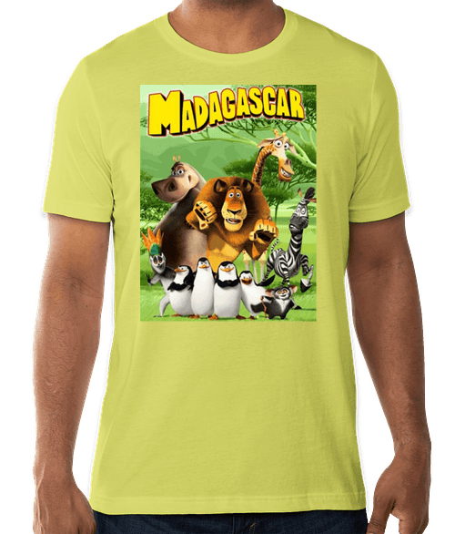 Madagascar (2005) T-Shirt Blank Meme Template