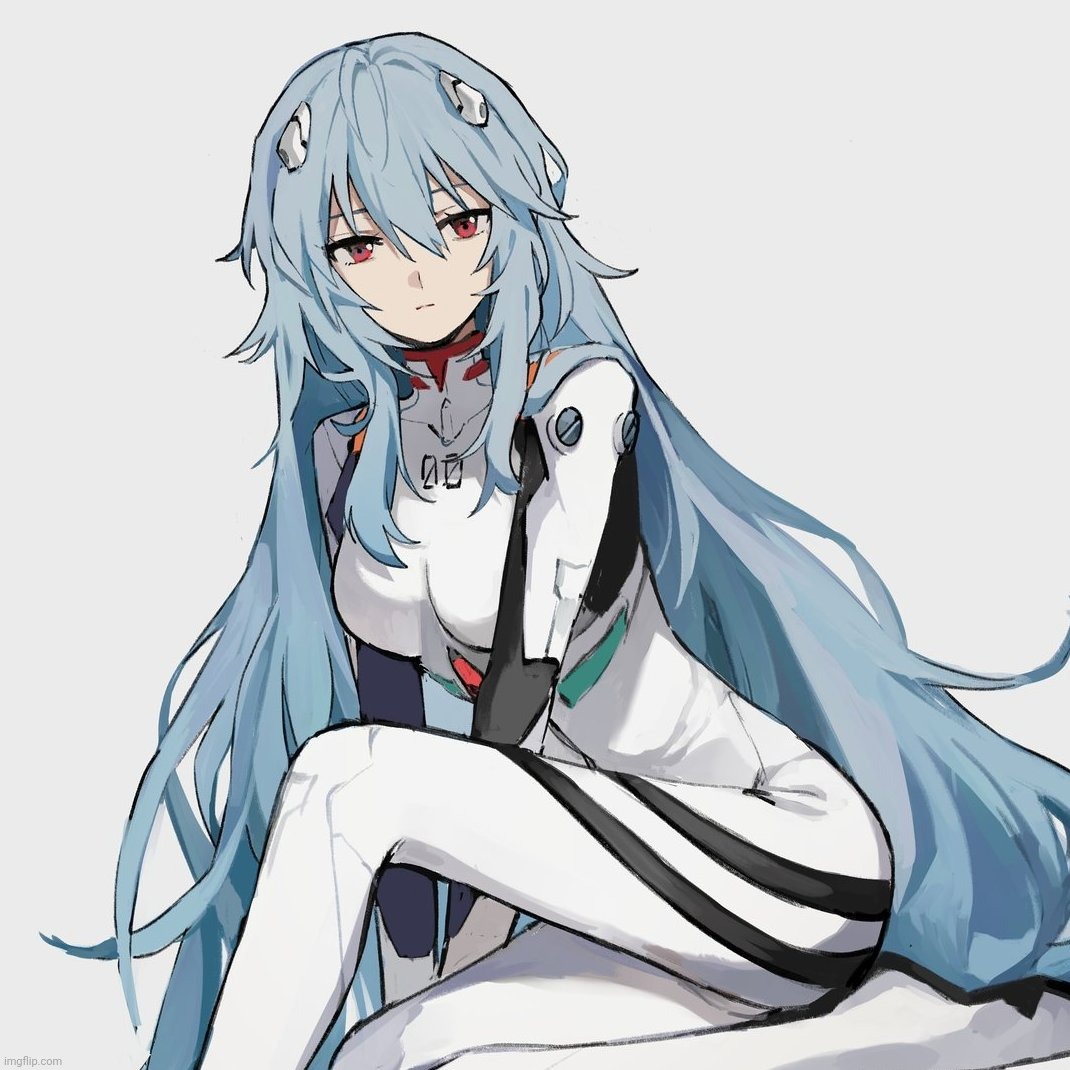 Rei with long hair looks so good | made w/ Imgflip meme maker