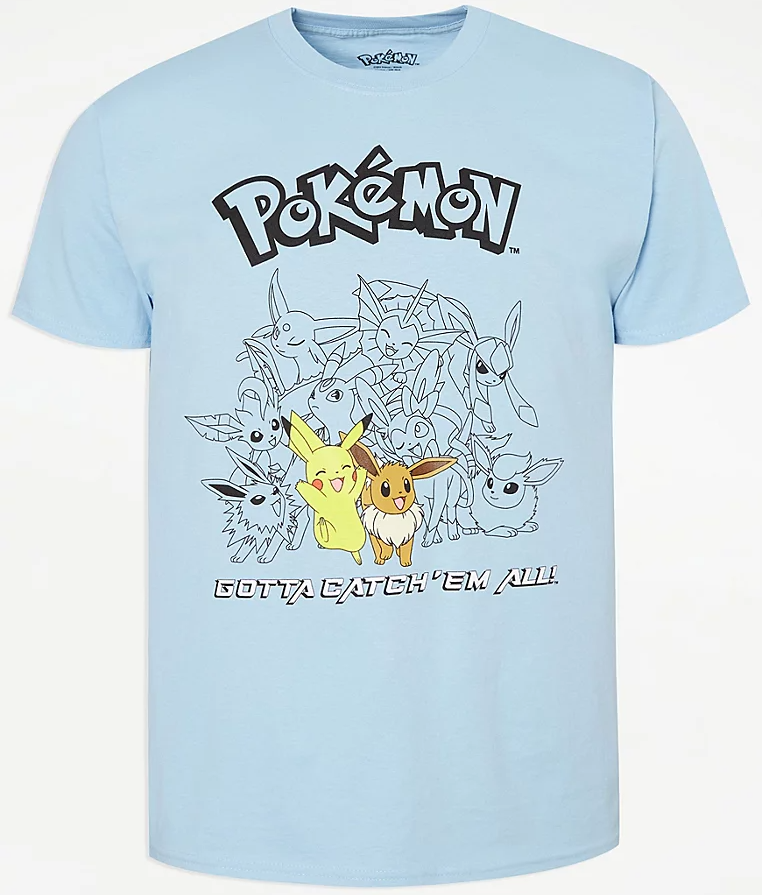 Pokémon: Gotta Catch 'em All! (1996) T-Shirt Blank Meme Template