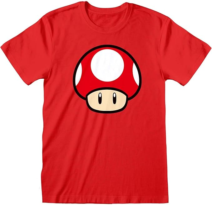 Red Mushroom (1985) T-Shirt Blank Meme Template