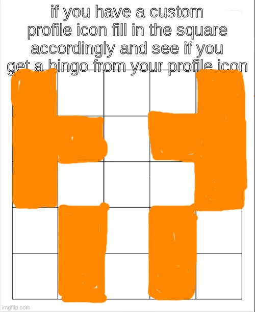 . | image tagged in profile icon bingo | made w/ Imgflip meme maker