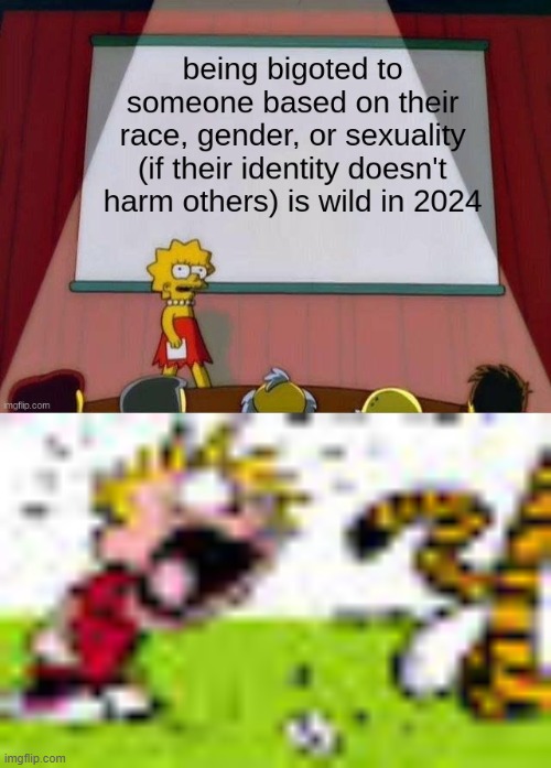 image tagged in calvin and hobbes you can't do that | made w/ Imgflip meme maker