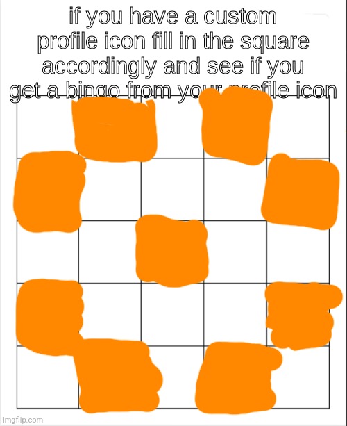 profile icon bingo | image tagged in profile icon bingo | made w/ Imgflip meme maker