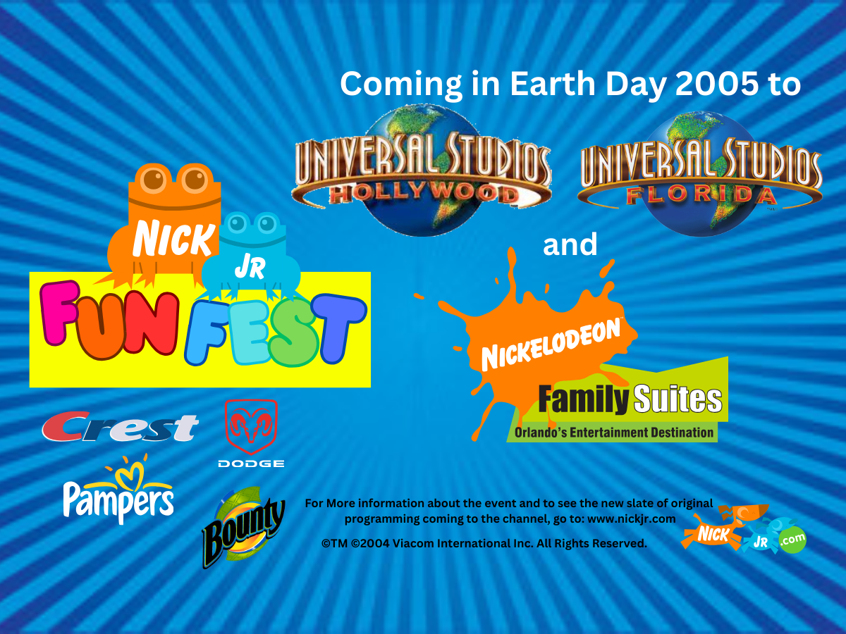 Nick Jr. Funfest TV Commmercial Blank Meme Template