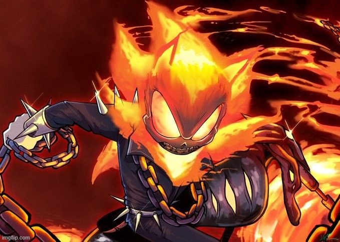 Ghost rider shadow | made w/ Imgflip meme maker