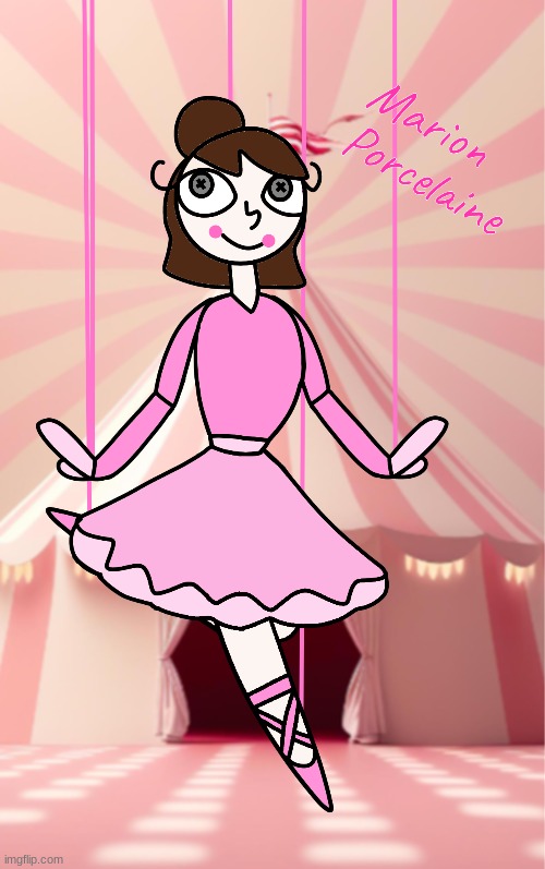 Meet Marion, the acrobat of The Syde Show! | image tagged in ocs | made w/ Imgflip meme maker