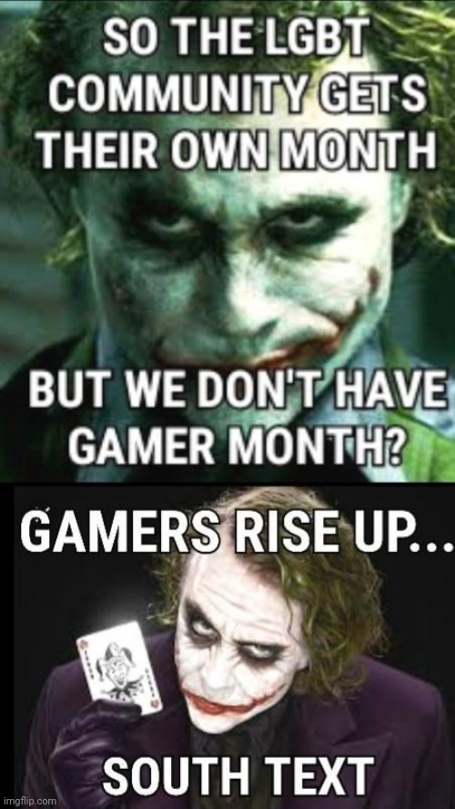 Gamers Rise Up! | image tagged in gamers rise up | made w/ Imgflip meme maker