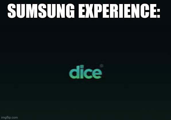 SUMSUNG EXPERIENCE: | made w/ Imgflip meme maker