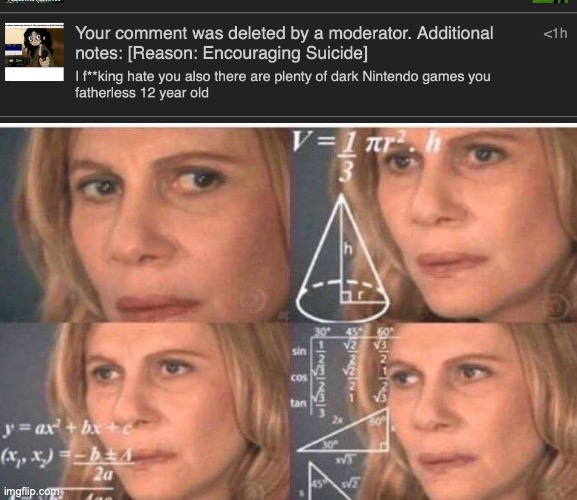 image tagged in math lady/confused lady | made w/ Imgflip meme maker