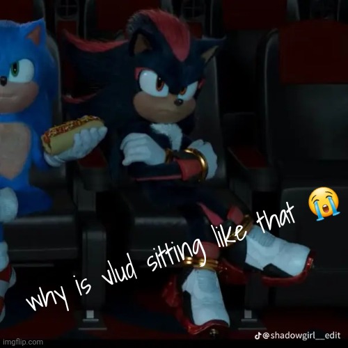 why is vlud sitting like that 😭 | made w/ Imgflip meme maker